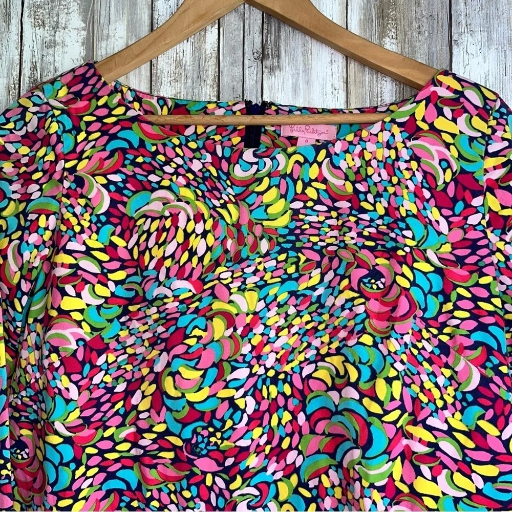 Lilly Pulitzer Shauna Colorful Shift Dress - Picture 5 of 7
